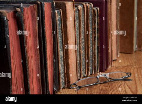 Old antique vintage books Stock Photo - Alamy