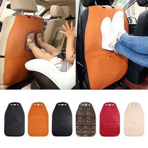 Aliexpress.com : Buy Car Seat Back Cover Protector PU Leather Anti kick ...