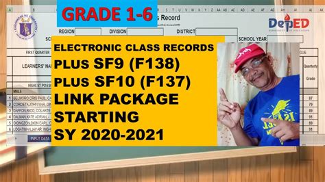 HOW TO BEGIN Grades 1 to 6 ECR With Link of SF9 & SF10 Package - YouTube