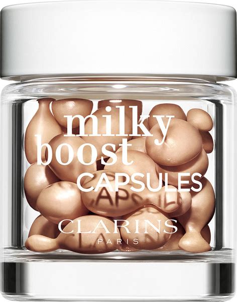 Тональный флюид для лица Clarins Milky Boost Capsules 03.5, в капсулах ...