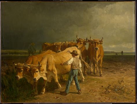 Clark Art - Oxen Plowing