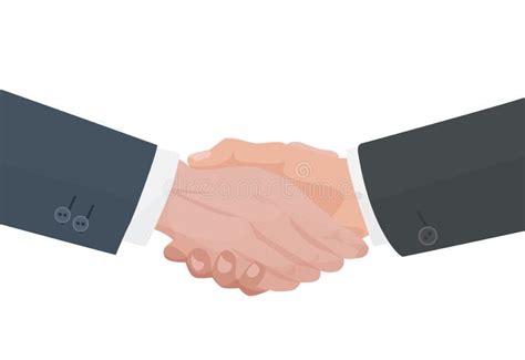 Handshake Agreement. Business and Finance Vector Illustration. Stock ...