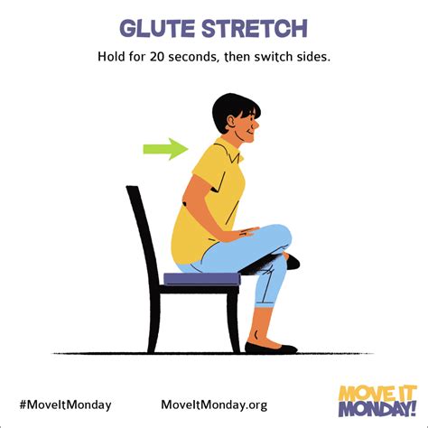 Mini Exercises - Glute Stretch - The Monday Campaigns