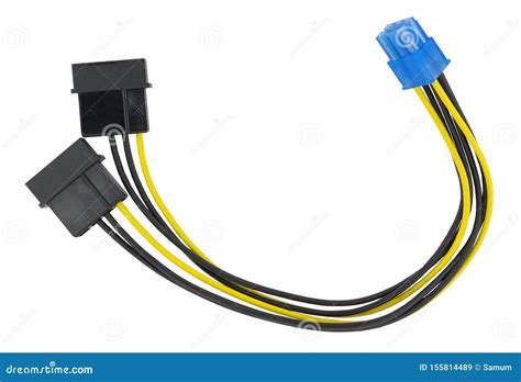 hard disk drive power cables stock image image  computer object