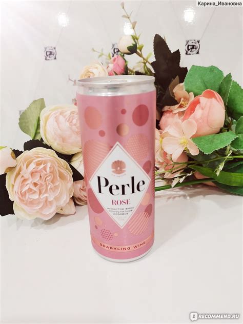Игристое вино ООО "Союз-Вино" Perle rose полусладкое розовое - «Розе из ...