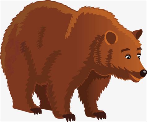 Картинка бурый медведь на прозрачном фоне