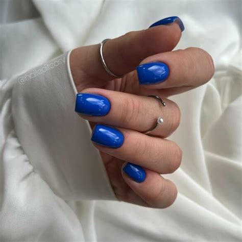 20 Latest Short Blue Nail Designs To Try In 2024!