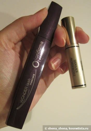 Сравнение тушей: Dior Diorshow Extase vs Oriflame Wander lash 5-in-1 ...