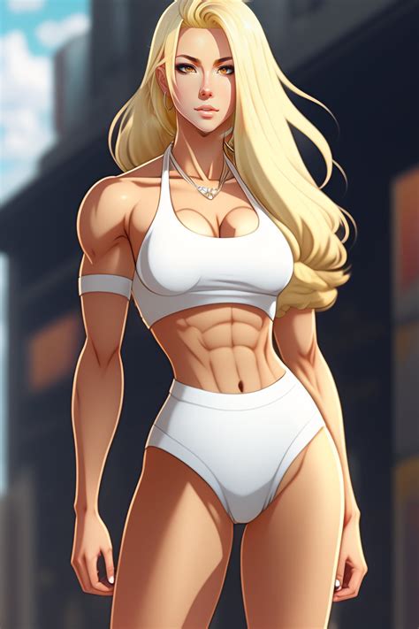 lexica full body professional anime    year  adult blonde
