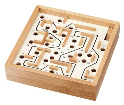 Настольная игра Лабиринт маленький бамбук (Labyrinth mini Philos 3194 ...