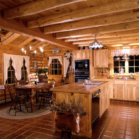 Modern Log Cabin Kitchen Ideas - Jawel Home Ideas