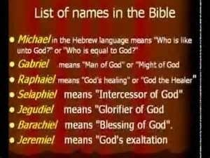 Angels meanings | Names of angels, Bible knowledge, Bible