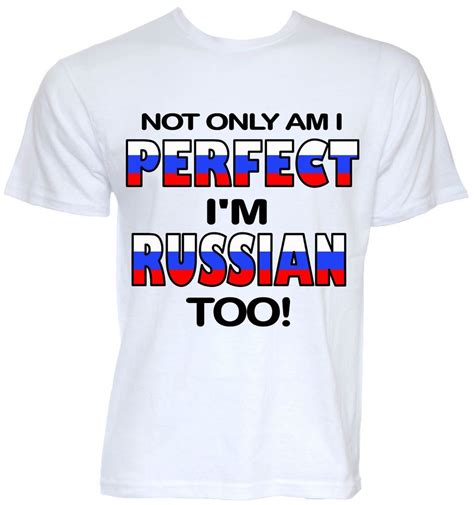 Russia t-shirts mens funny cool novelty russian flag slogan joke gifts ...