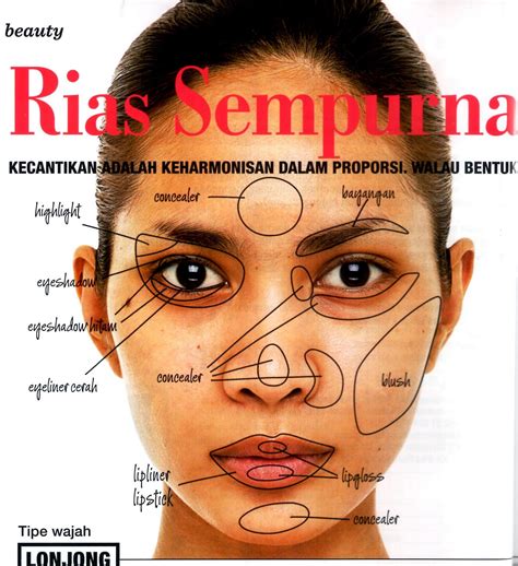 muka lonjong saubhaya makeup