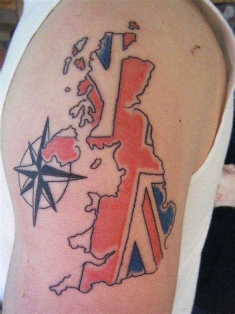 union jack arm tattoos