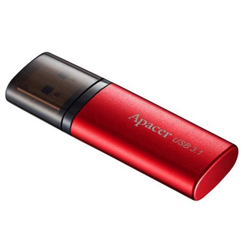 USB флеш накопичувач Apacer 64GB AH25B Red USB 3.1 Gen1 (AP64GAH25BR-1 ...