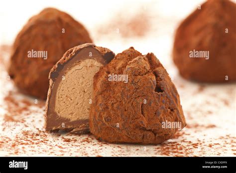 Truffles chocolate sweets hi-res stock photography and images - Alamy