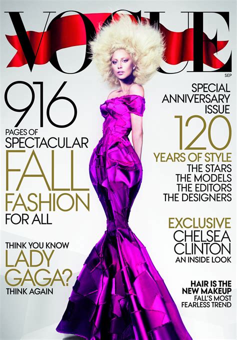 Lady Gaga: fashion e irreverente ante Vogue - Publicity 21
