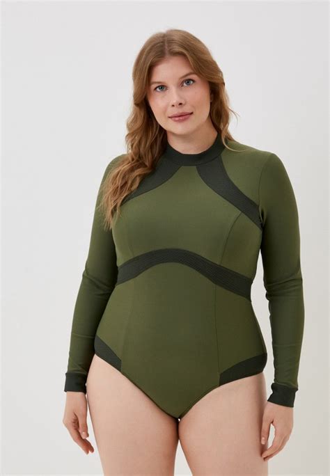 Купальник Emdi MP002XW19UEC цвета хаки купить за 4 800 ₽ - Yunia