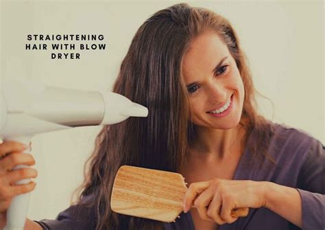 How To Straighten Hair With Blow Dryer In 6 Easy Steps - Hair Everyday ...