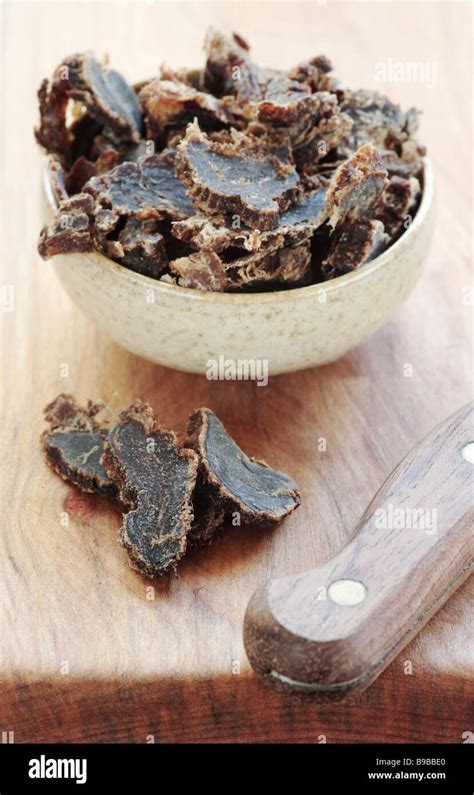 Biltong plate hi-res stock photography and images - Alamy