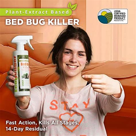 EcoRaider Bed Bug Killer Spray 1 Gallon Jug, Green + Non-Toxic, 100% ...