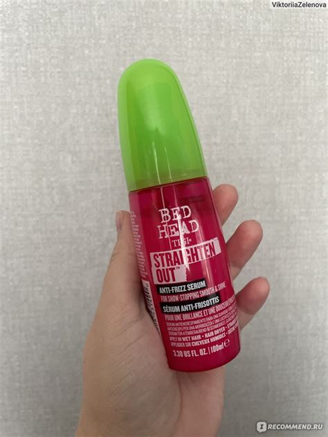 Крем для волос TIGI Bed Head straight out anti frizz - «Не стоит своих ...