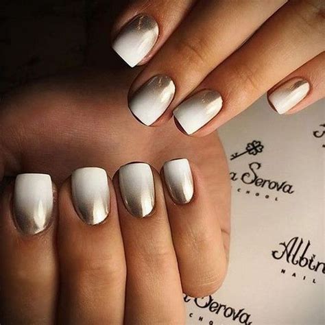 Втирка на ногтях 2024-2025 – новинки, тренды, идеи, фото | Chrome nails ...