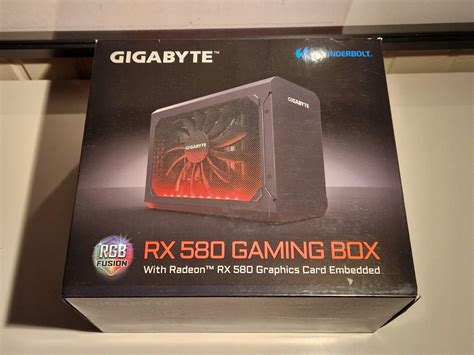 Gigabyte Gaming Box RX 580 Radeon eGPU Thunderbolt - 12686255304 ...