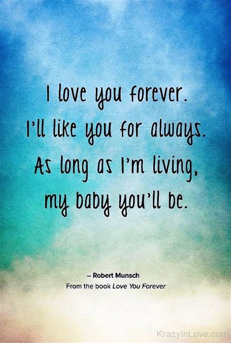 I Love You Forever,I’ll Like You For Always