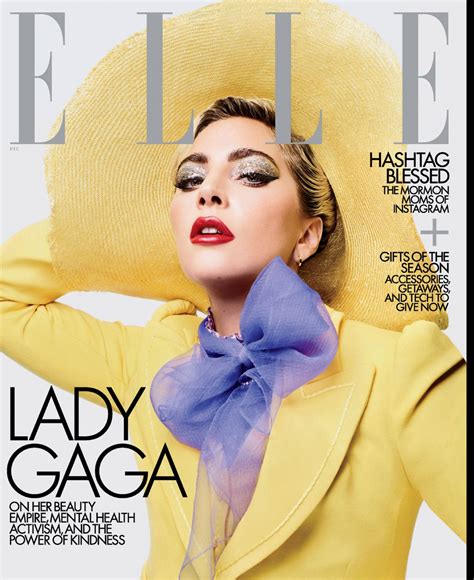 LADY GAGA in Elle Magazine, December 2019 – HawtCelebs