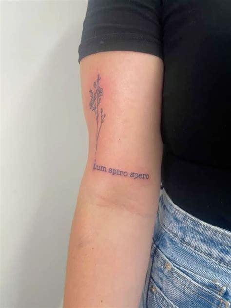 Dum spiro spero tattoo