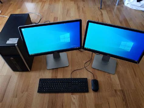 Hp i5 3.4ghz 8gb RAM Intel 300gb SSD 2x monitoriai - Skelbiu.lt
