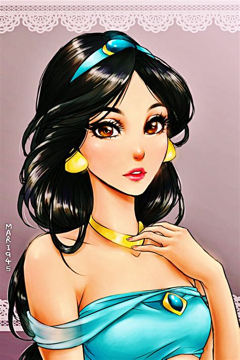 Walt Disney Fan Art – Princess Jasmine - Walt Disney Characters Fan Art ...