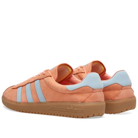 Adidas Bermuda Chalk Coral, Ash Grey & Gum | END.