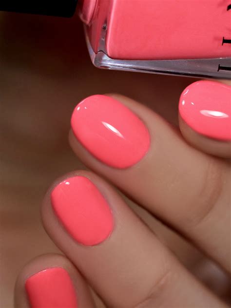 ILNP Summer - Warm Neon Coral Pink Studio Color Nail Polish