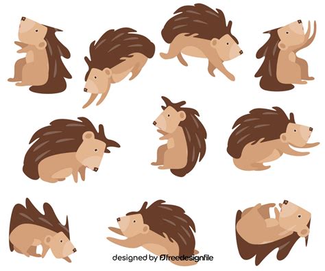 Hedgehog free vector free download