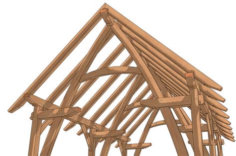 16×24 Cruck Timber Frame Plan - Timber Frame HQ