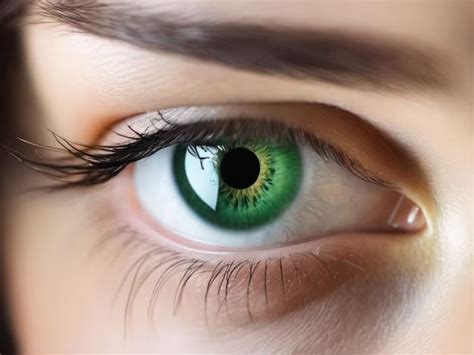 What causes green eyes?