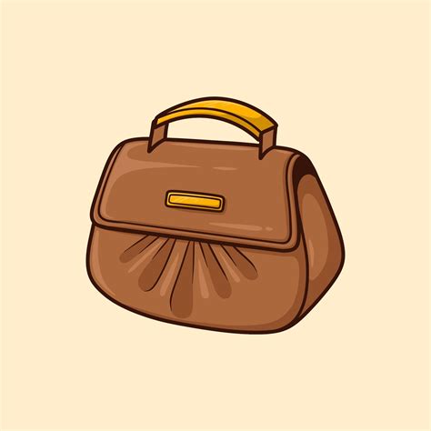 womens sling bag cartoon vector illustration isolated  vector