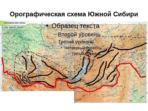Орографическая схема гор Южной Сибири - Школьные Знания.com