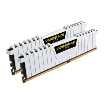 Corsair 16GB White Vengeance LPX DDR4 3200MHz RAM/Memory Kit 2x 8GB ...
