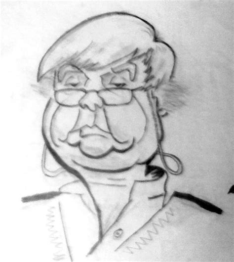 Cartoon Art Lalu Drawing by Rushikesh Murkar - Fine Art America
