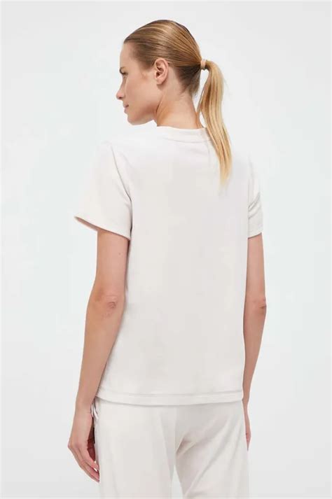 Футболка Dkny жіноча колір бежевий | ANSWEAR.ua