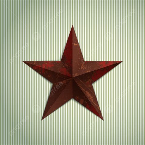 metal red star png vector psd  clipart  transparent