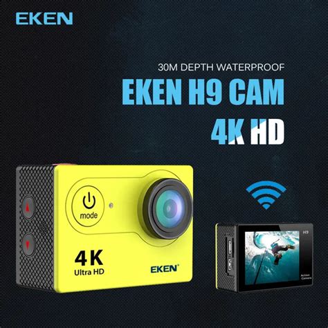New Arrival!Original Eken H9R / H9 Ultra HD 4K Action Camera 30m ...
