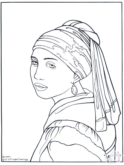 Desenho De Obras De Arte Para Colorir