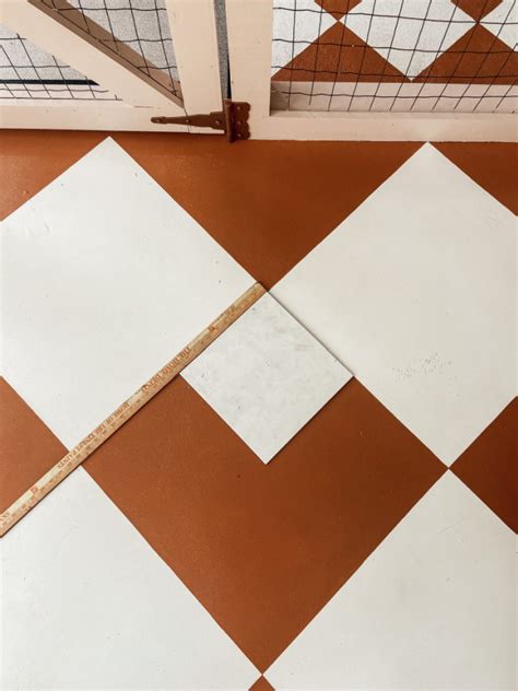 painted checkered floor