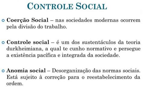 Anomia Social. Coerção Social. Teoria de Emile Durkheim. Sociologia