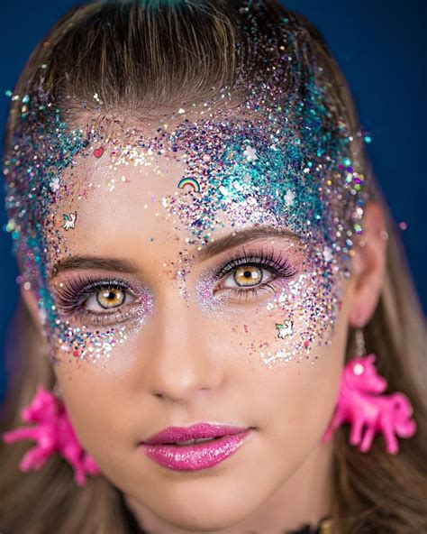 Makeup Glitter Face
